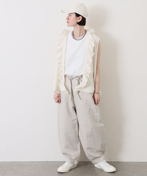 journal standard luxe ヴィンテージローンフリルジレ journal standard luxe｜ヴィンテージローン フリルジレ