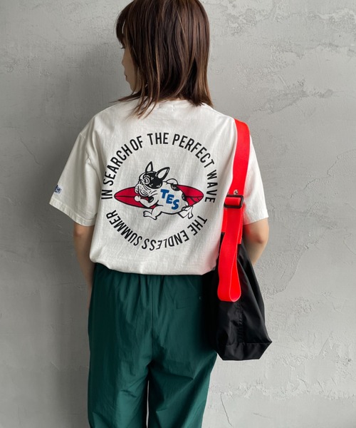 tシャツ 「THE ENDLESS SUMMER/エンドレスサマー」 別注 サークルBUHI バックプリントTシャツ レディース メンズ
