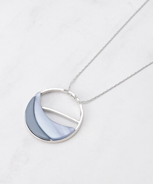 サークルデザインネックレス セット】K18YG サークルデザインチェーンネックレス /K18アジャスター