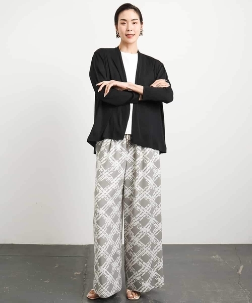 MICHEL KLEIN（ミッシェルクラン） カーディガン 「接触冷感/UVカット