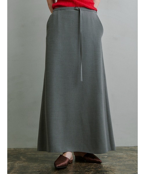 ベルトマキシスカート　MIESROHE ミースロエ MIESROHE（ミースロエ） スカート ベルトマキシスカート : ZOZOTOWN