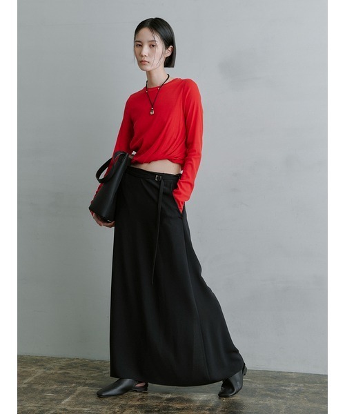 MIESROHE（ミースロエ） スカート ベルトマキシスカート : ZOZOTOWN