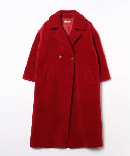 AKTE（アクテ） チェスターコート FREE レッド レディース : ZOZOTOWN