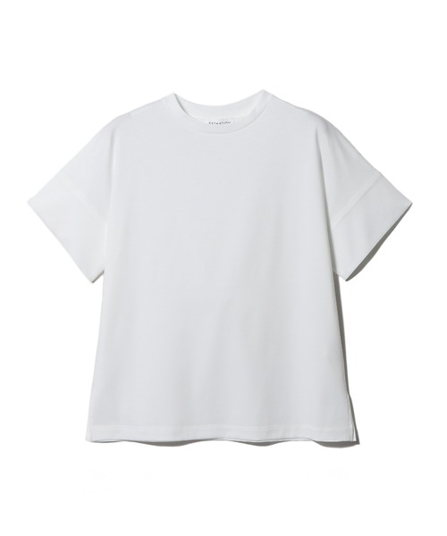 tシャツ ESTNATION / アルビニ コットンスムース ノースリーブ カットソー レディース ESTNATION / アルビニ コットンスムース ノースリーブ