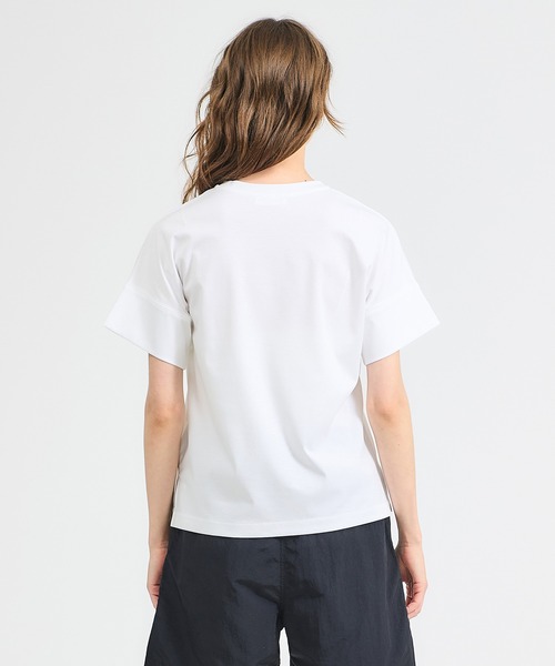 tシャツ ESTNATION / アルビニ コットンスムース ノースリーブ カットソー レディース ESTNATION / アルビニ コットンスムース ノースリーブ