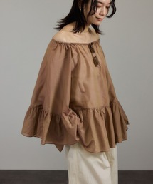 ブラウス シャツ コットンシルクレジェールフレアブラウス レディース｜ZOZOTOWN Yahoo!店
