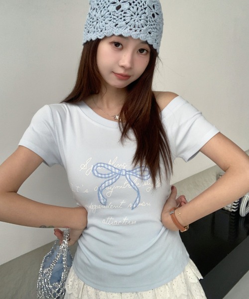 ディアシスター ♡ バックリボンネルシャツ FRILL Lace-up Ribbon Rucksack (2011) by h.NAOTO