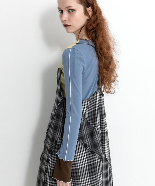 AULA AILA（アウラ アイラ） tシャツ カラーブロックトップス