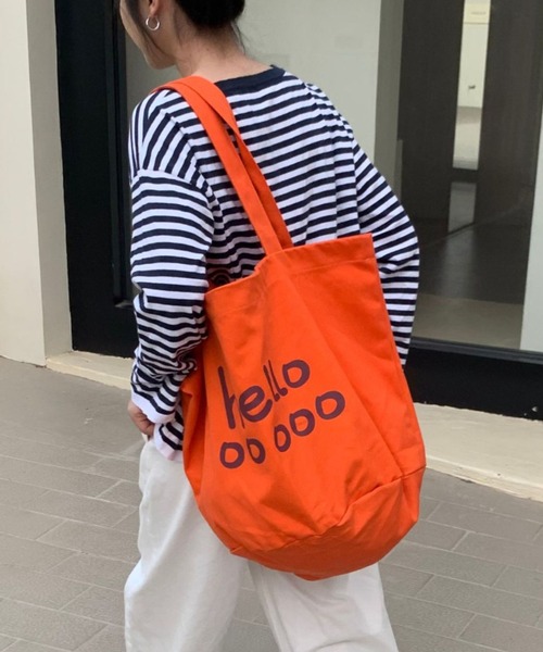 トートバッグ helloロゴトートバッグ レディース : ZOZOTOWN Yahoo!店