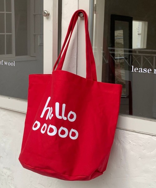 トートバッグ helloロゴトートバッグ レディース : ZOZOTOWN