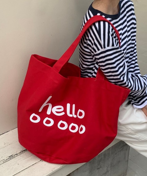 【専用出品】ロゴトート トートバッグ helloロゴトートバッグ レディース : ZOZOTOWN