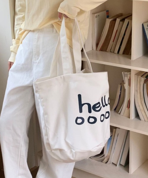 【専用出品】ロゴトート トートバッグ helloロゴトートバッグ レディース : ZOZOTOWN