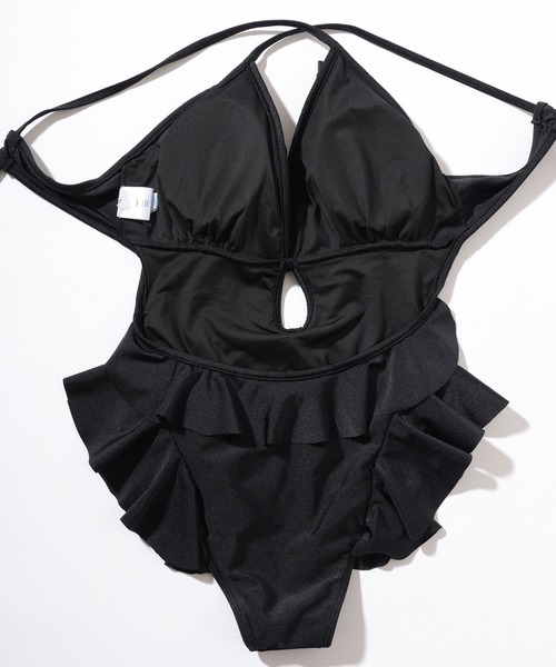 Lace Ladies（レースレディース） 水着 体型カバー ラッフルフリル 深V