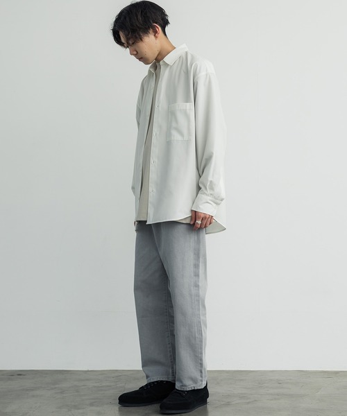 「WYM LIDNM」 加工デニムパンツ M ライトブルー メンズ