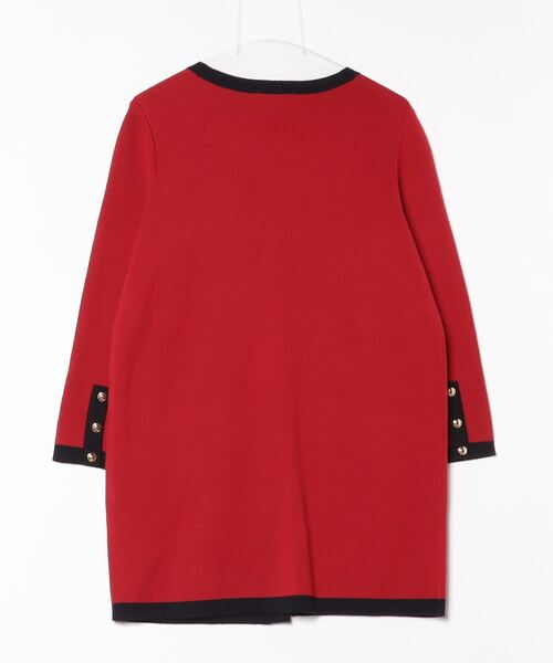 「FONCE」 カーディガン フリー レッド レディース_画像2