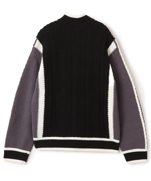 【新品 日本未発売】adidas レトロ ニット カーディガン adidas（アディダス） カーディガン レトロ リミックス カーディガン