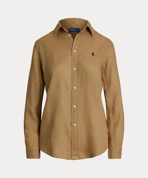 POLO RALPH LAUREN ブラウス シャツ ラシック フィット リネン