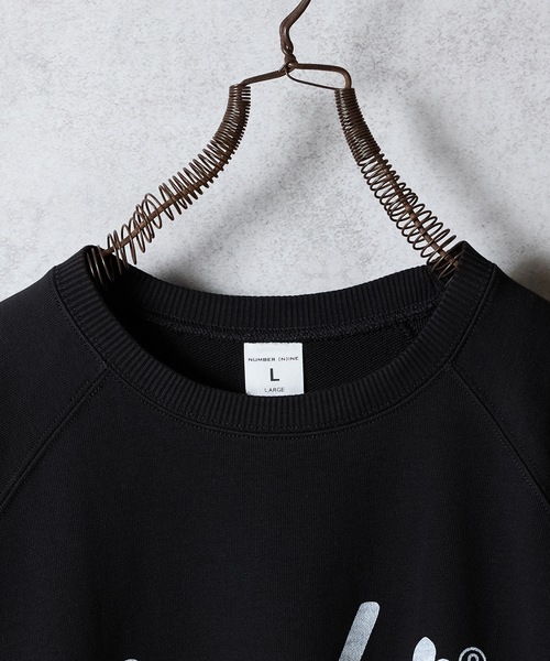 NUMBER (N)INE トレーナー スウェット Number(9) LOGO PRINTED S