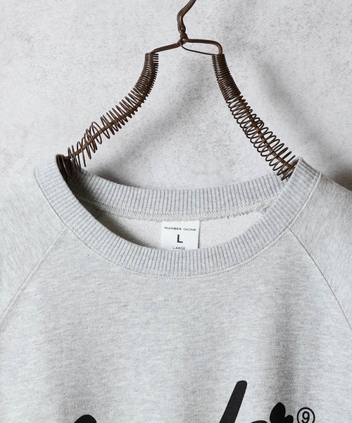 NUMBER (N)INE トレーナー スウェット Number(9) LOGO PRINTED S