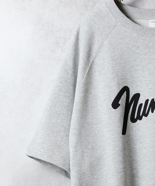 NUMBER NINE ナンバーナイン　ロゴプリント　デザイントレーナー NUMBER (N)INE トレーナー スウェット COLLEGE LOGO PRINTED S/S