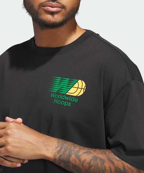 adidas tシャツ Worldwide Hoops スポットライト GFX / 半袖 T