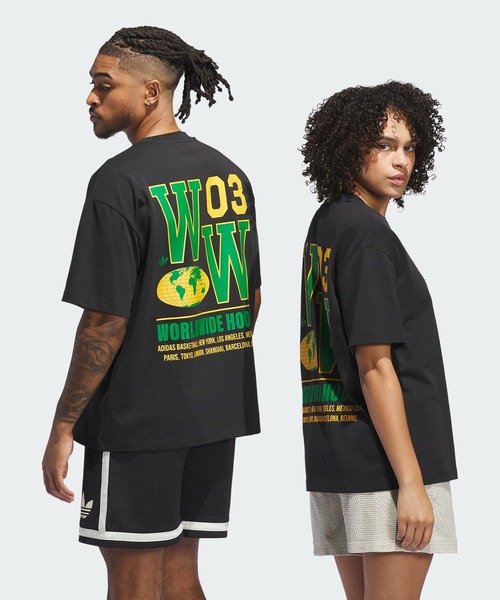 adidas tシャツ Worldwide Hoops スポットライト GFX / 半袖 T