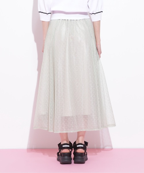 ジル バイ ジル スチュアート（JILL by JILL STUART）/シャイニーレースフレアスカート JILL by JILL STUART（ジルバイジルスチュアート） スカート