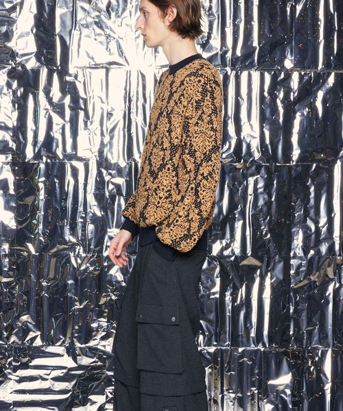 MAISON SPECIAL ブラック ニットセーター 02 MAISON SPECIAL（メゾンスペシャル） 長袖ニット 2 ブラック メンズ