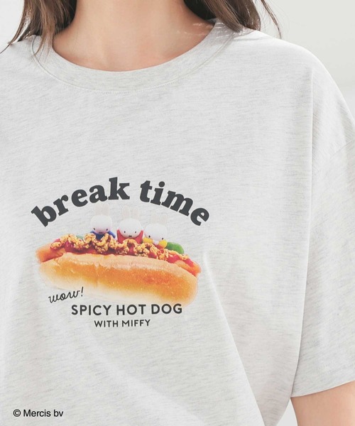 tシャツ 「ＵＶカット」ミッフィー／ゆるＴシャツ レディース | Honeys
