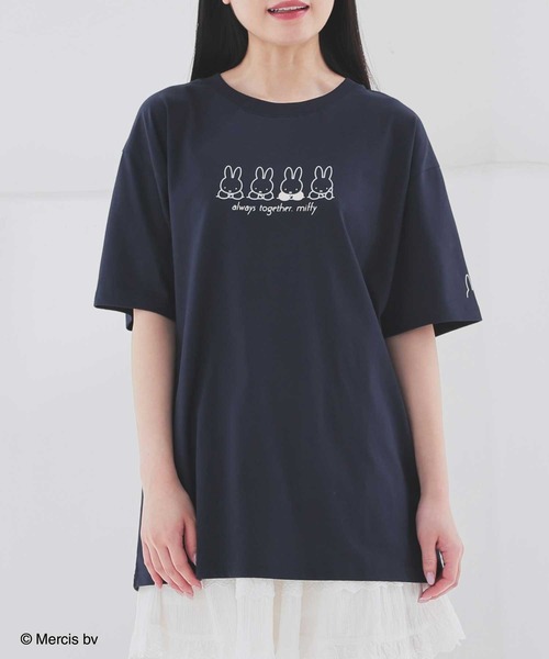 tシャツ 「ＵＶカット」ミッフィー／ゆるＴシャツ レディース | Honeys | 23