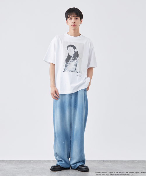 B.C STOCK tシャツ マイケルジャクソン別注 半袖Tシャツ メンズ