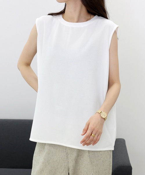 DRESSLAVE シアースリーブレスプルオーバー　サイズ38　未使用　タグ付 DRESSLAVE シアースリーブレスプルオーバー サイズ38 未使用