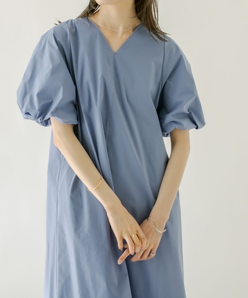 「mystic」 半袖ワンピース 2 オフホワイト レディース_画像4