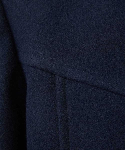 「MK MICHEL KLEIN HOMME 」 ステンカラーコート X-LARGE ネイビー メンズ_画像9