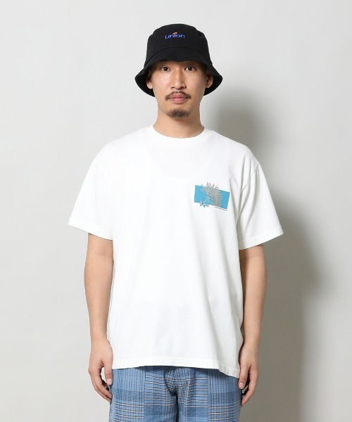 「UNION（UNION TOKYO）」 半袖Tシャツ SMALL ピンク メンズ