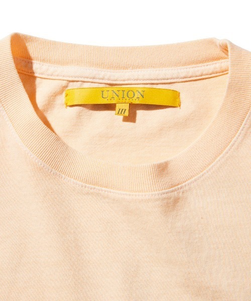 「UNION（UNION TOKYO）」 半袖Tシャツ SMALL ピンク メンズ