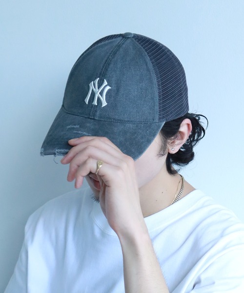 MLB Korea メッシュキャップ キャップ 帽子 メンズ 「MLB KOREA/エム