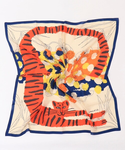 NOLLEY'S（ノーリーズ） ストール マフラー W/Sプリントストール