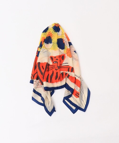 NOLLEY'S（ノーリーズ） ストール マフラー W/Sプリントストール