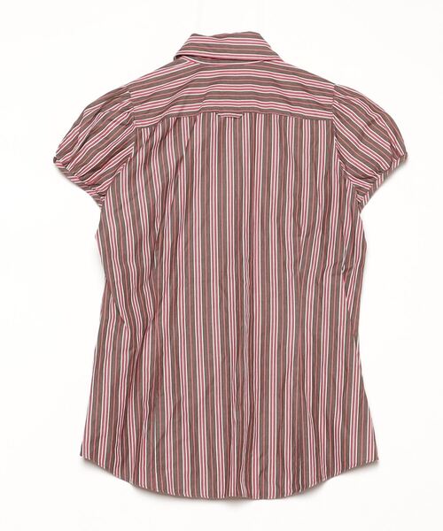 BURBERRY BLUE LABEL 「BURBERRY LABEL」 ストライプ柄半袖