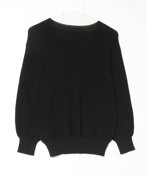 「THE SHOP TK 」 Vネックニット S ブラック メンズ