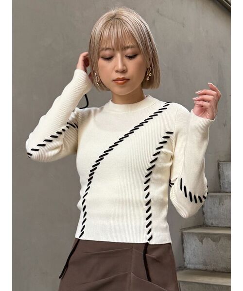 MURUA 10周年限定バルーンスリーブ ニット バルーンスリーブニット（ニット／セーター）｜NOBLE（ノーブル）の