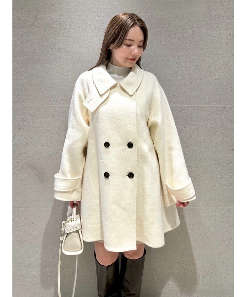 CELFORD（セルフォード） ピーコート pコート Aラインウールミドル