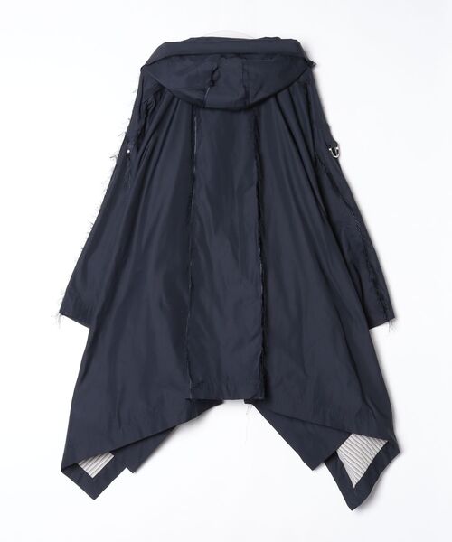 ポンチョ 「my beautiful landlet」 POLYESTER YARN DYED GABARDINE PONCHO メンズ レディースの画像