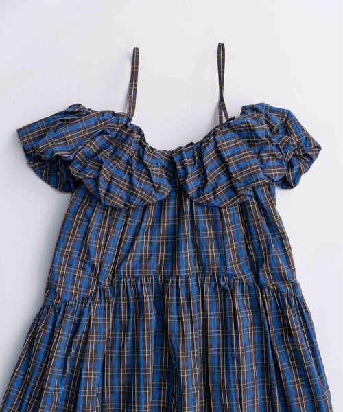 MAISON SPECIAL ワンピース 「25AW PRE-ORDER」Plaid Taffeta