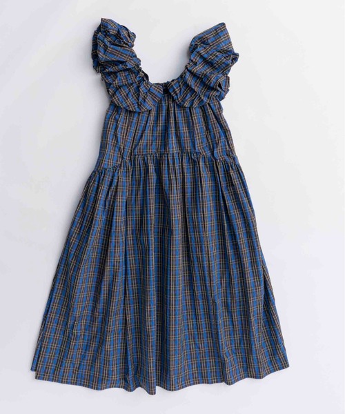 スカート MAISON SPECIAL Volume Onepiece MAISON SPECIAL ワンピース 「25AW PRE-ORDER」Plaid Taffeta