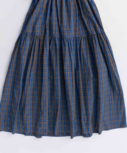 スカート MAISON SPECIAL Volume Onepiece MAISON SPECIAL ワンピース 「25AW PRE-ORDER」Plaid Taffeta