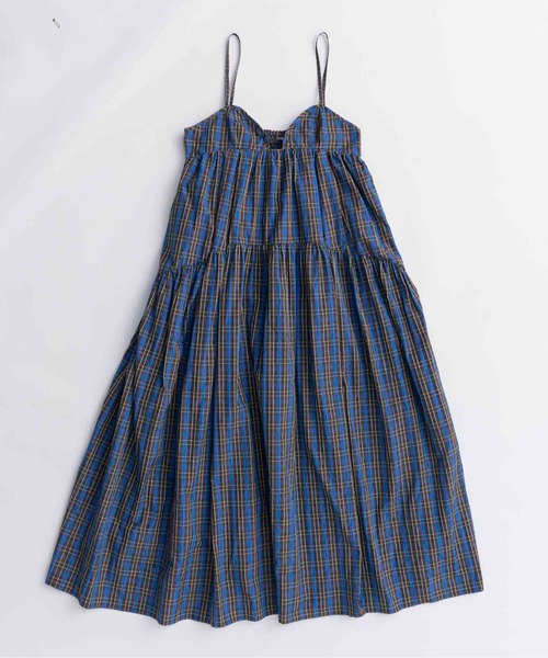 スカート MAISON SPECIAL Volume Onepiece MAISON SPECIAL ワンピース 「25AW PRE-ORDER」Plaid Taffeta
