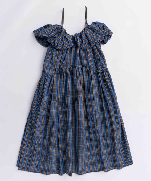MAISON SPECIAL（メゾンスペシャル） ワンピース Plaid Taffeta