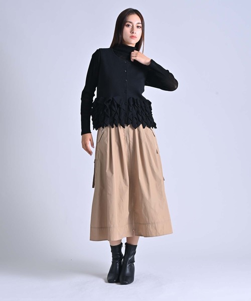 Anside（アンサイド） スカート フロントジップカーゴスカート